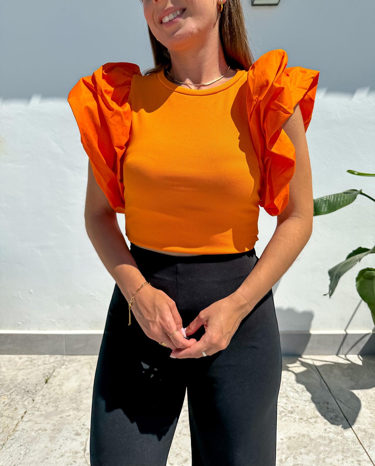 Camiseta volantes