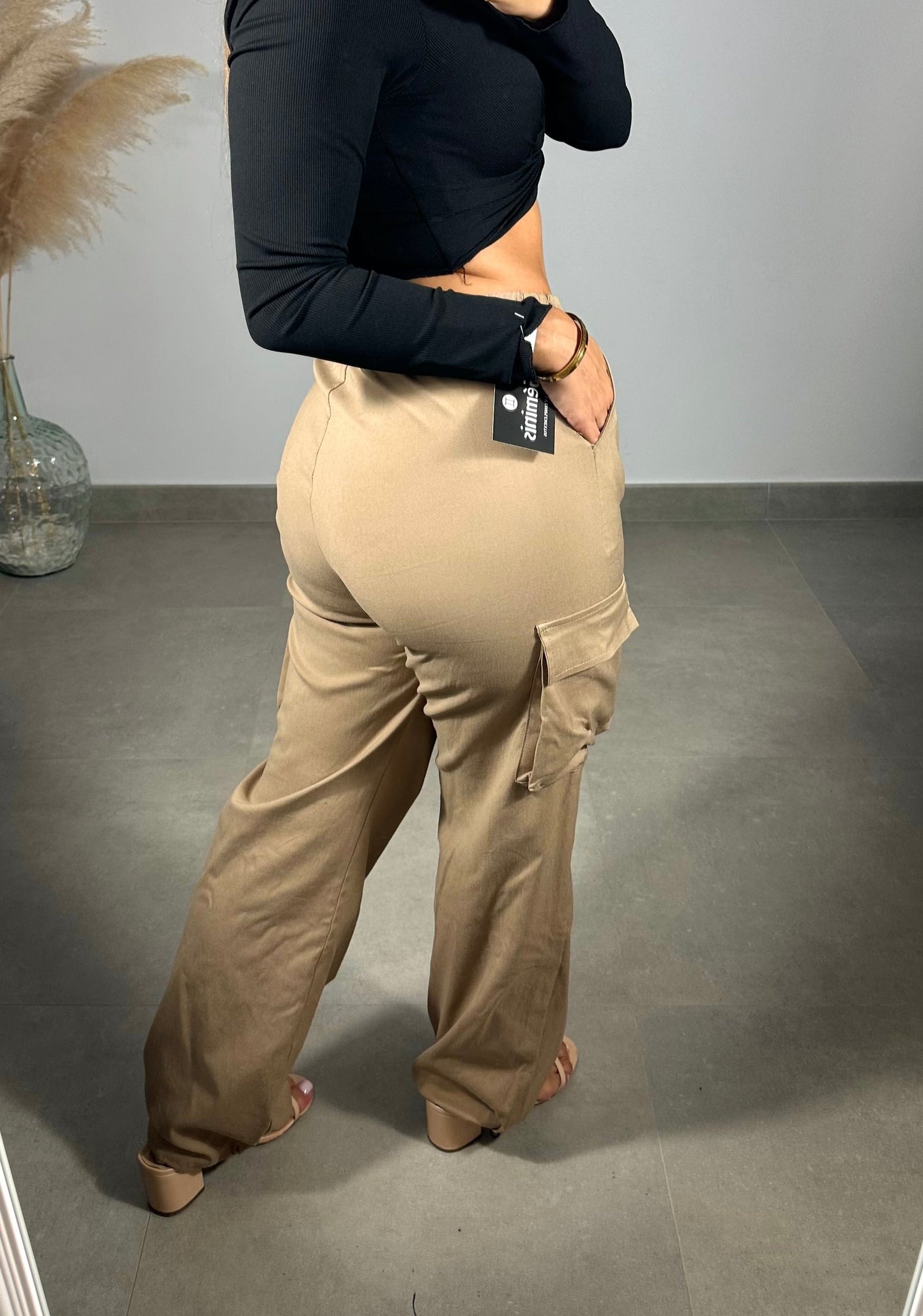Pantalón Guiza Camel