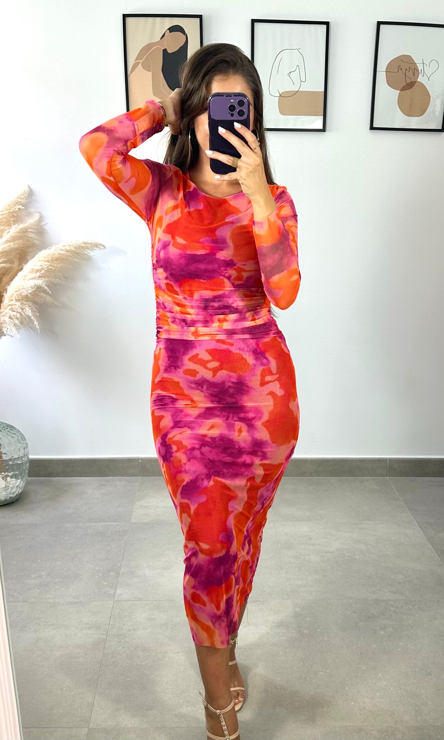 Vestido Tul Rosa