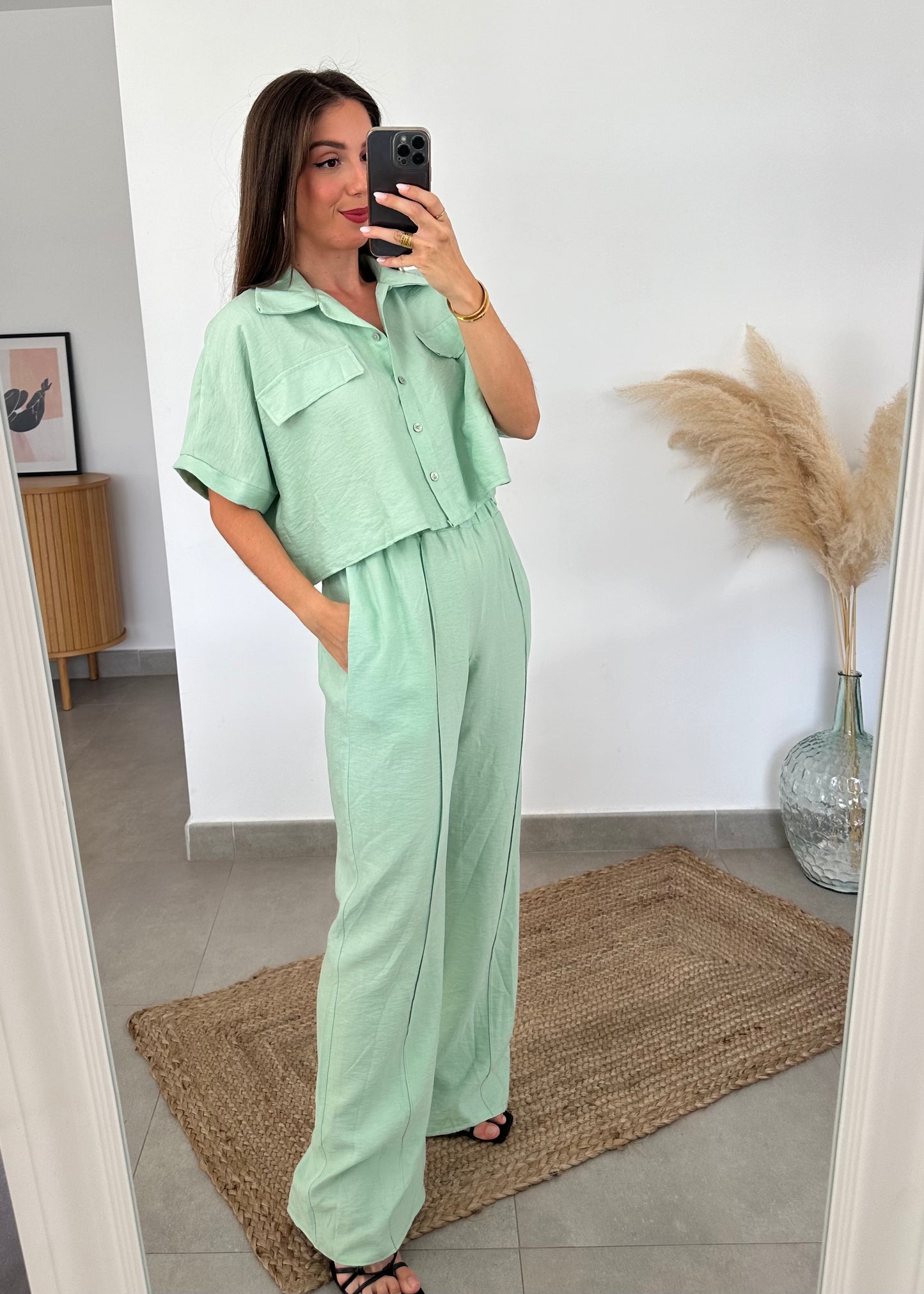 Conjunto lino camisa