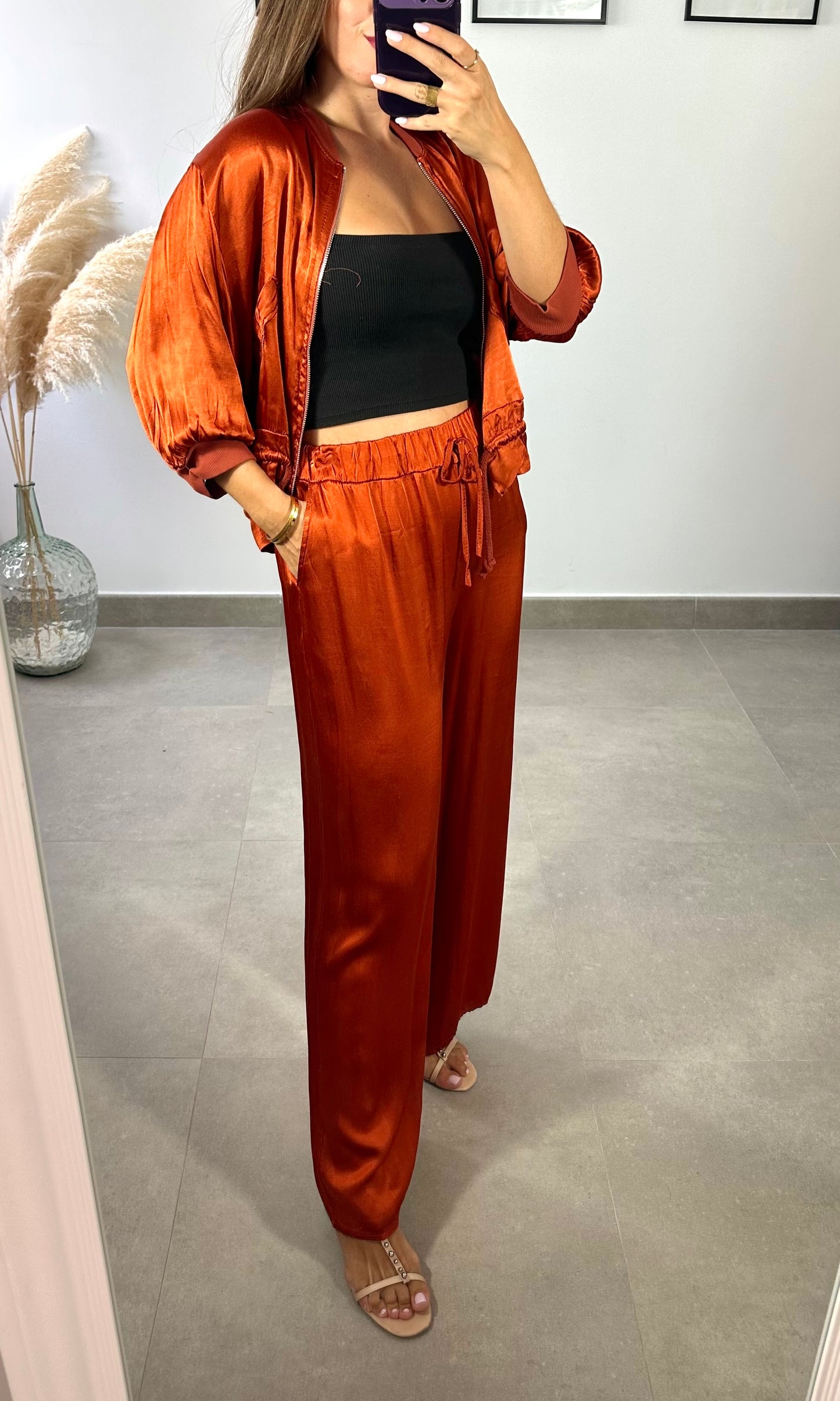 Pantalón Elena Teja