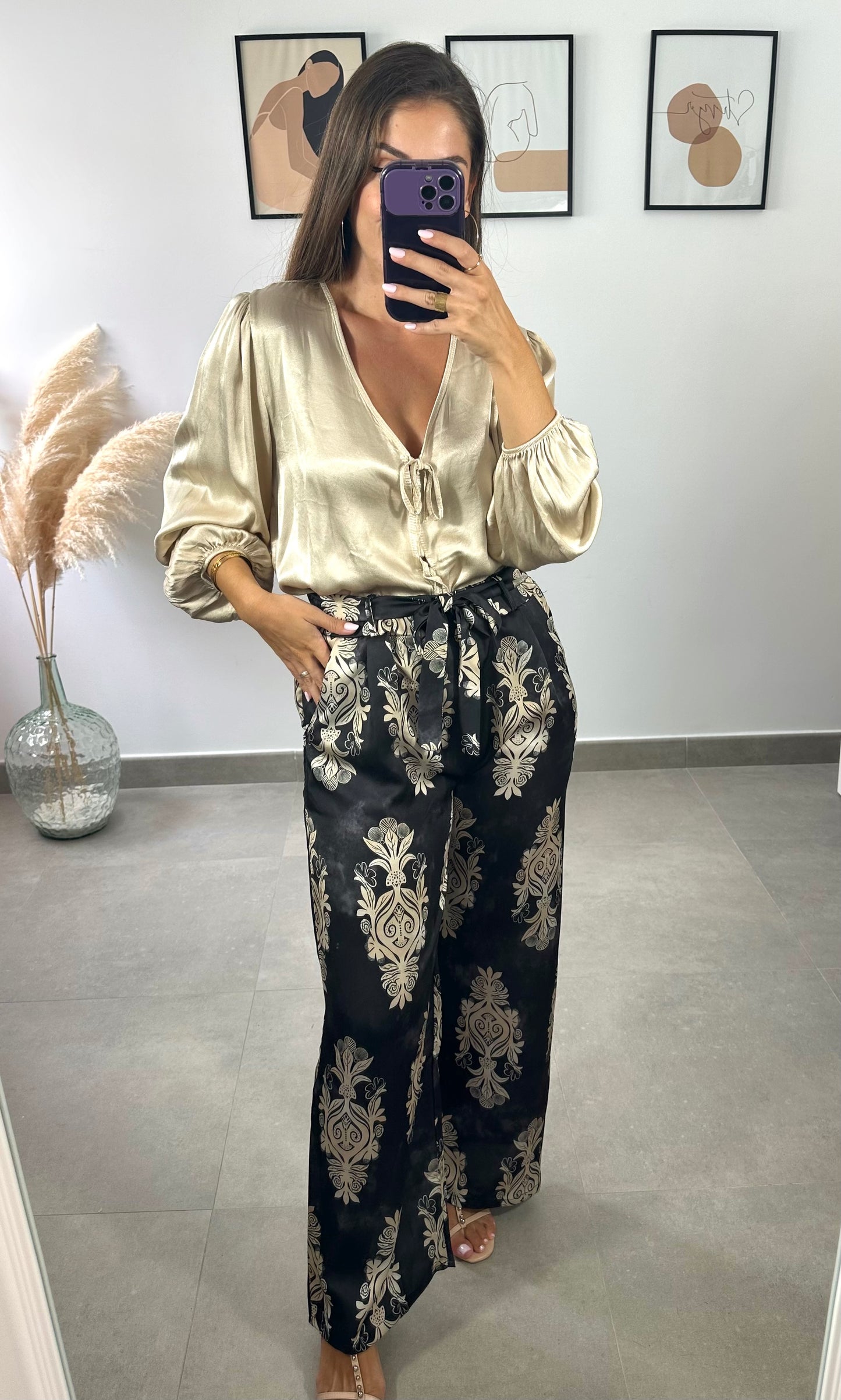 Camisa Elena Beige