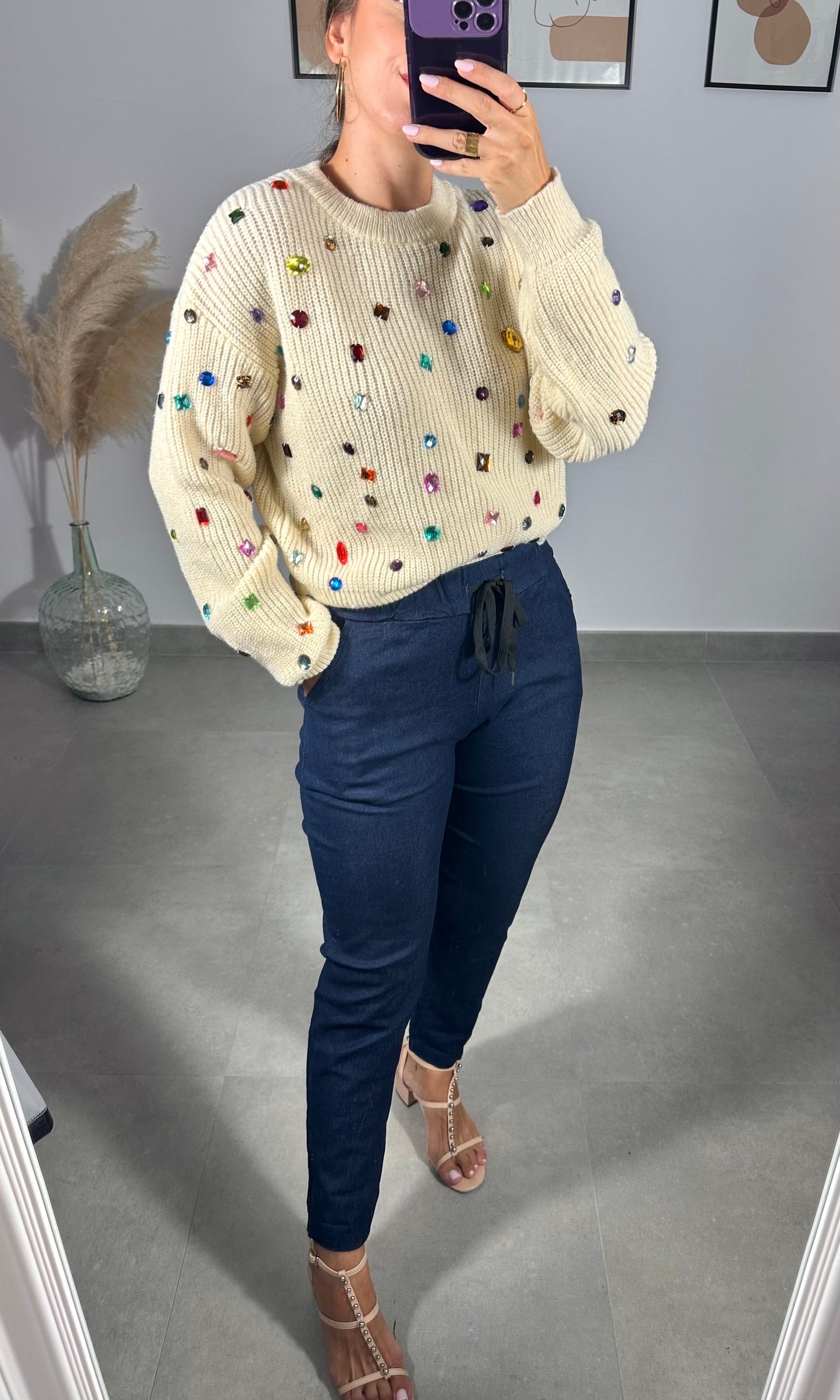 Jersey Piedras Beige