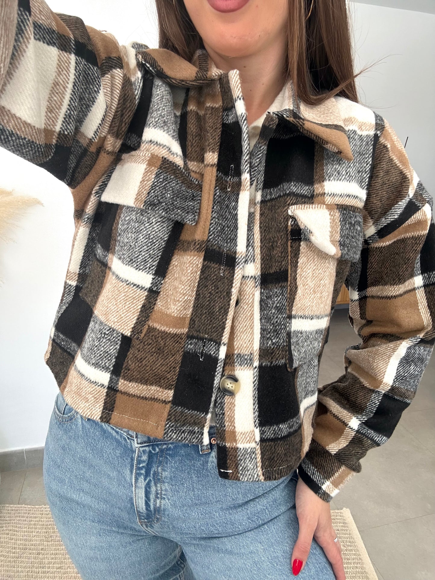 Chaqueta cuadros