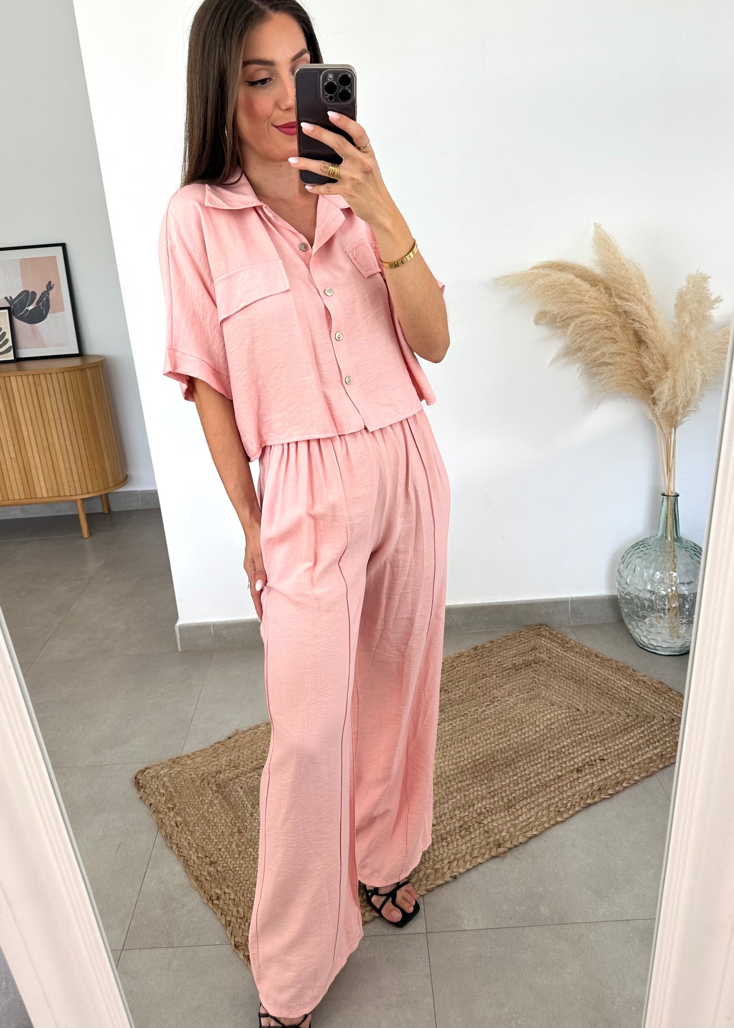 Conjunto lino camisa