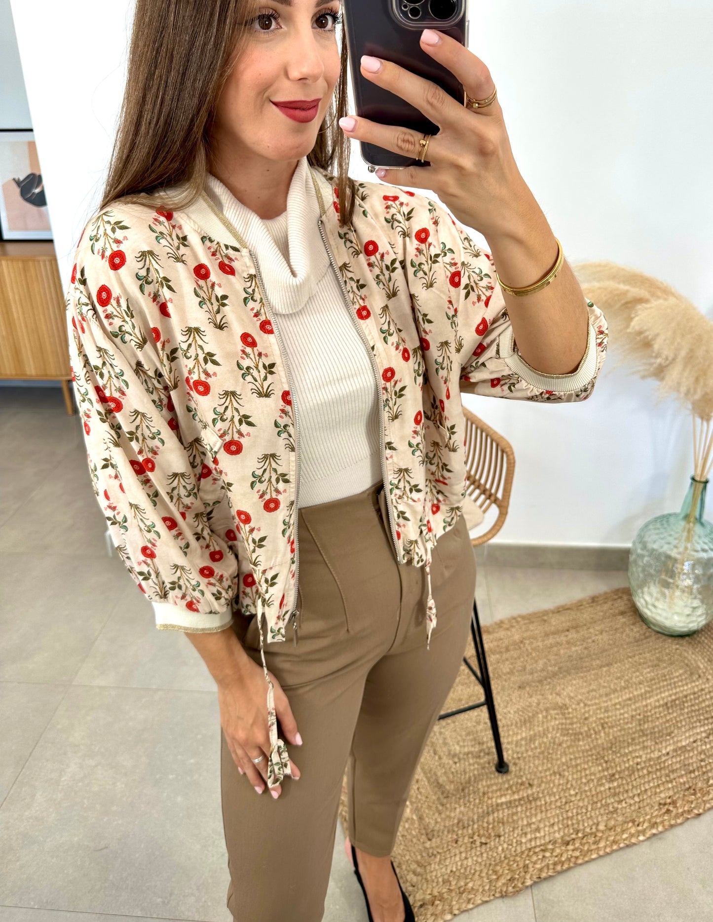 Bomber Nina Beige