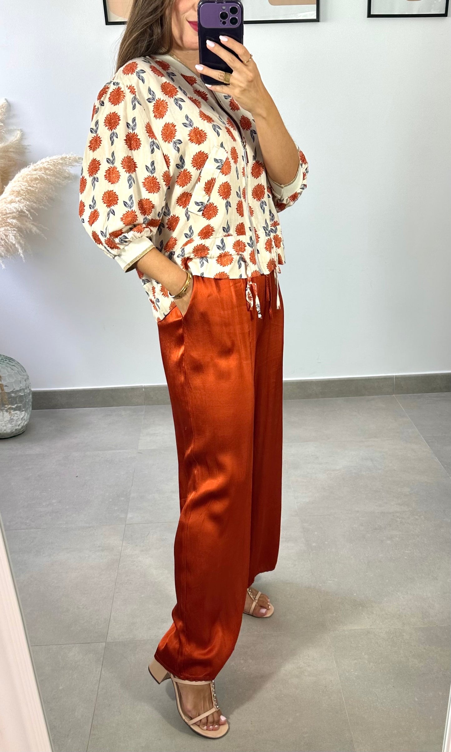 Bomber Nina Naranja