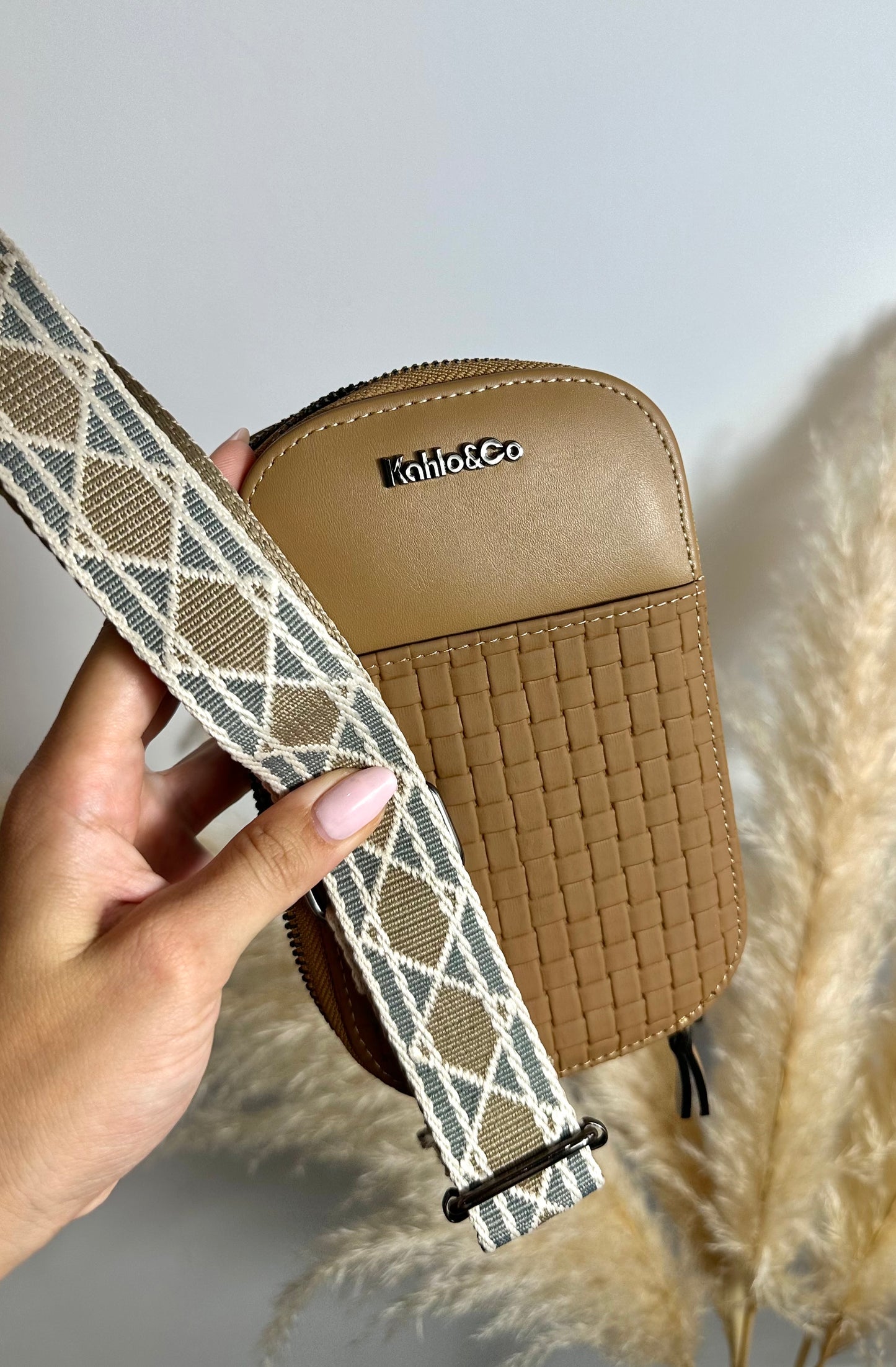 Bandolera Delia Camel