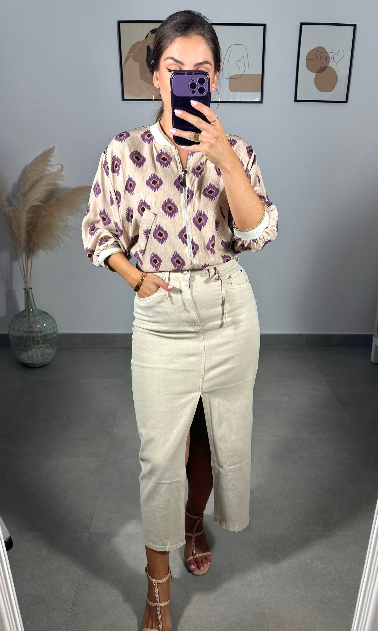 Bomber Nina Lila