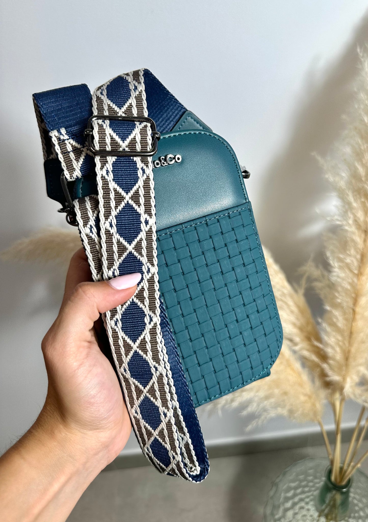 Bandolera Delia Azul