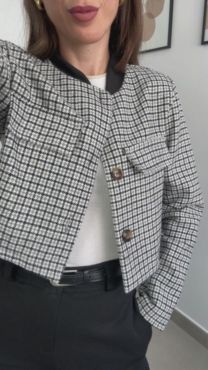 Chaqueta cuadros